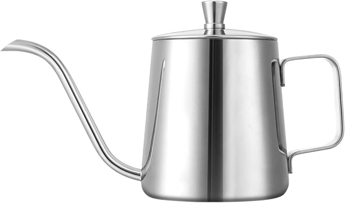 GWHOLE Small Pour Over Gooseneck Coffee Kettle 12oz/350ml Long Narrow Drip by GWHOLE