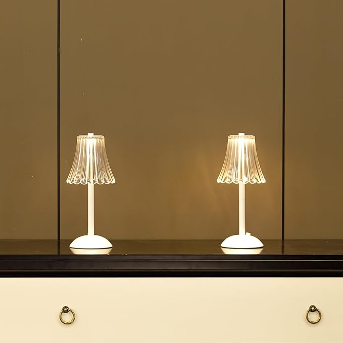 HEQET Cordless Table Lamps for Home, Dining Room, USB Charge 12'' Tall LED - Image 4