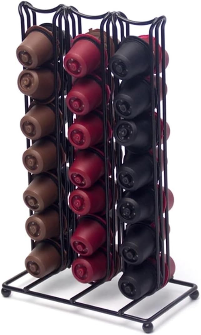 Smooth 42-capsule Coffee Pod Stand, Compact Espresso Pod Display Rack Organizer - Image 7