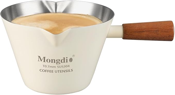 Mongdio Espresso Measuring Cup, Stainless Steel Espresso Shot Cups by Mongdio