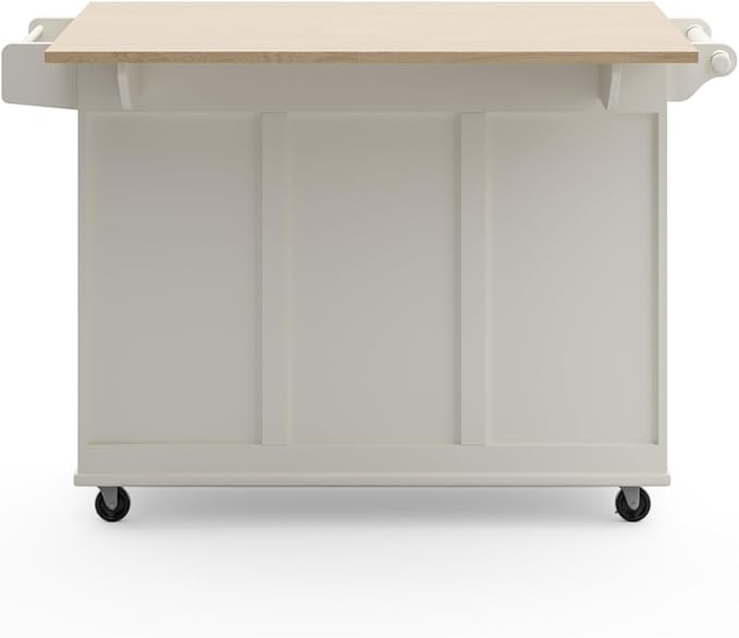Homestyles Dolly Madison Off-White Mobile Kitchen Island Cart - Image 11