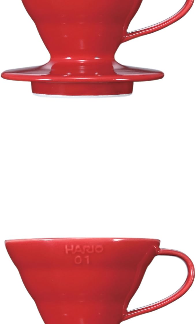 Hario V60 Ceramic Coffee Dripper Pour Over Cone Coffee Maker Size 01 - Image 3