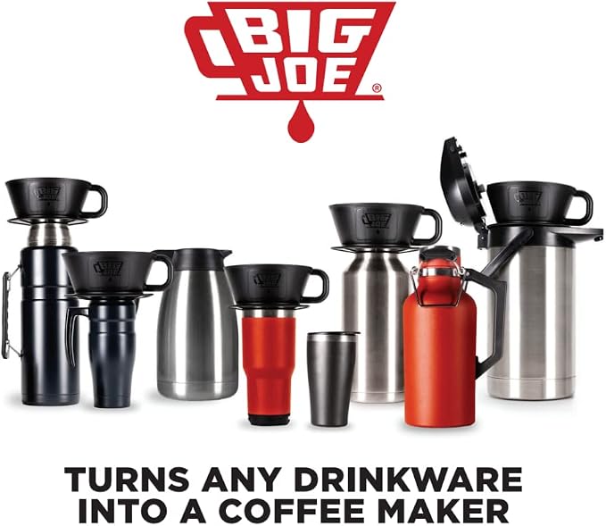 BIG JOE® Large Pour Over Coffee Dripper w/ 50 Filters - Image 4