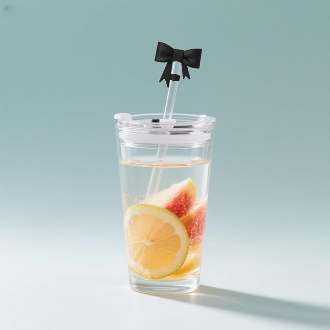 Bow Straw Covers Cap Compatible - Image 4