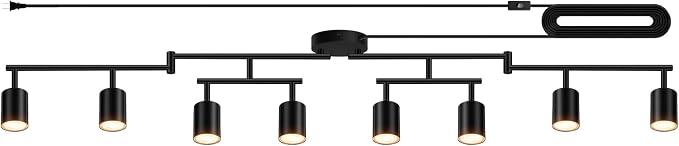 Plug in Track Lighting LED, Track Lighting Fixtures Ceiling, Plug in Wall Light by Bricosmocon-DecorYourHome