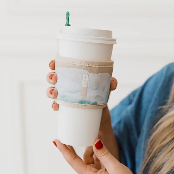Sok It HotSok Coffee & Tea Reusable Insulated Neoprene Cup Sleeve - Image 2