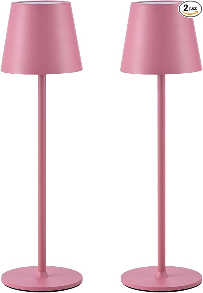 BGFHome Cordless Table Lamp LED Desk lamp, 5000mAh Rechargeable Touch Night by BGFHome