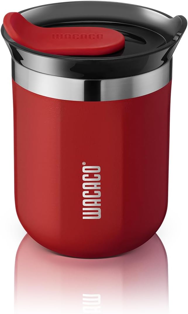 WACACO Octaroma Classico Vacuum Insulated Coffee Mug, Double-wall Stainless by WACACO