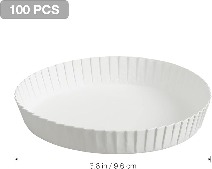 Cabilock 100 Pcs Disposable Paper Cup Lids, Recycled Drinking Covers - Image 4