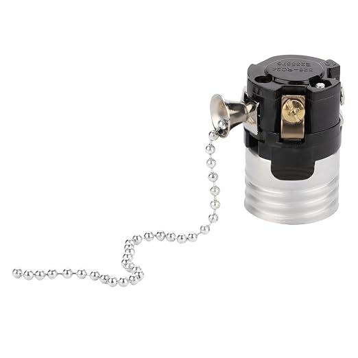 Lamp Socket Replacement, E27 Lamp Holder, Aluminum Vintage Light Socket Pull - Image 7