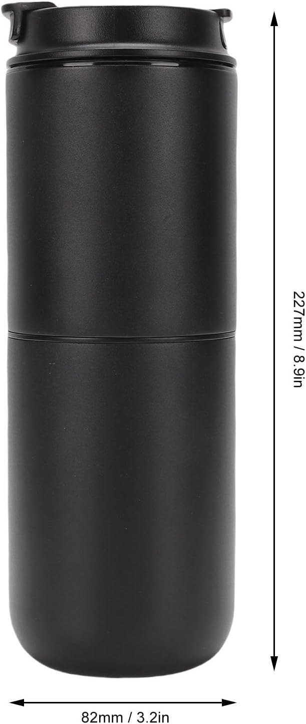 Portable Coffee Maker Machine, 350ml Travel All in One Coffee Bean Grinder and - Image 9