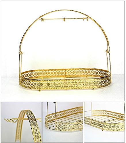 Mug Holder Coffee Cup Rack Stand Dishes Organizer Wrought Iron Drainer Storage - Image 2