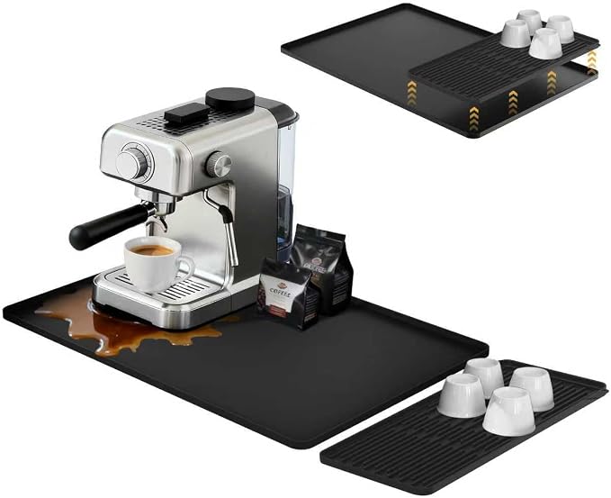 Silicone Coffee Bar Mat 24"x16" by TCULOSD