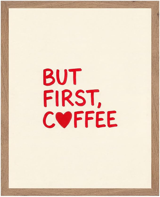 Lawrence Williams Designs But First Coffee Poster by LawrenceWilliamsDesigns