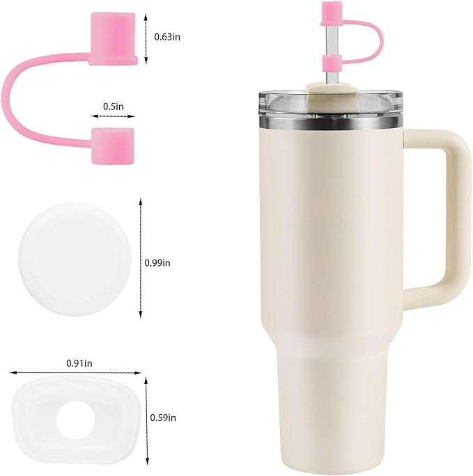 MOLOSLEEVE 21 Colors Straw Toppers Include A Set of Leak-proof Plugs, - Image 3