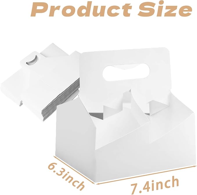 15 Pack 4-Cup Drink Carriers - Image 3