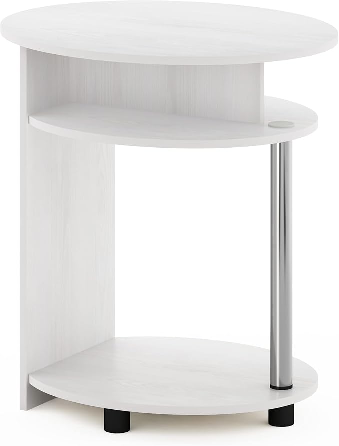 Furinno JAYA Simple Design Oval End Table - Image 5