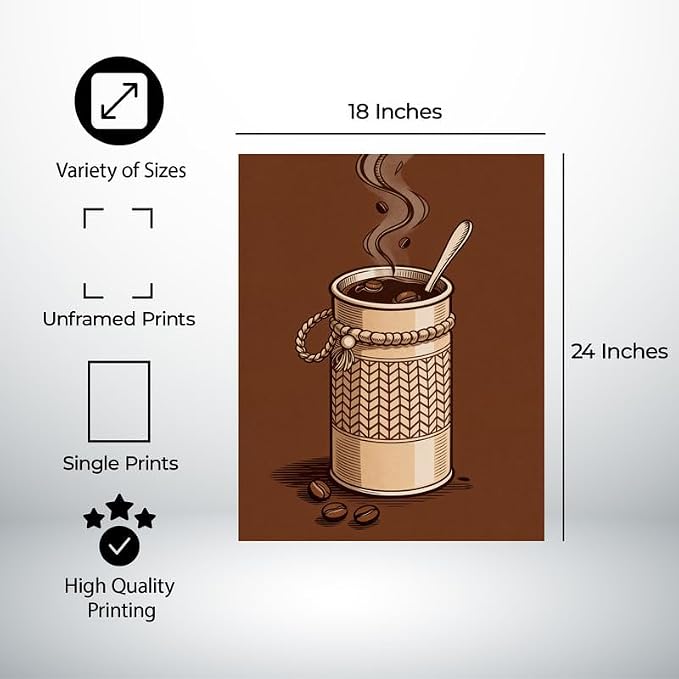 Lawrence Williams Designs Rustic Coffee Mug Poster - Image 2