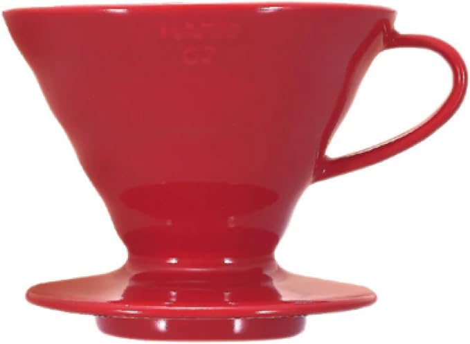 Hario VDCR-02R V60 02 Coffee Dripper Ceramic Red Coffee Drip by Hario