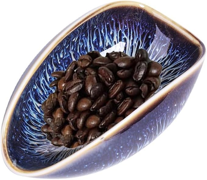 Ceramic Coffee Scoop Coffee Bean Weighing Bowl Tea Scoop Coffee Powder Spoon by Mozacona