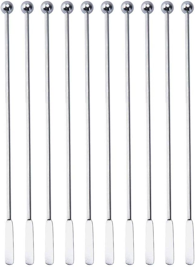20 pcs Stainless Steel Coffee Beverage Stir Sticks Cocktail Stirrers Drink by SZLFSX