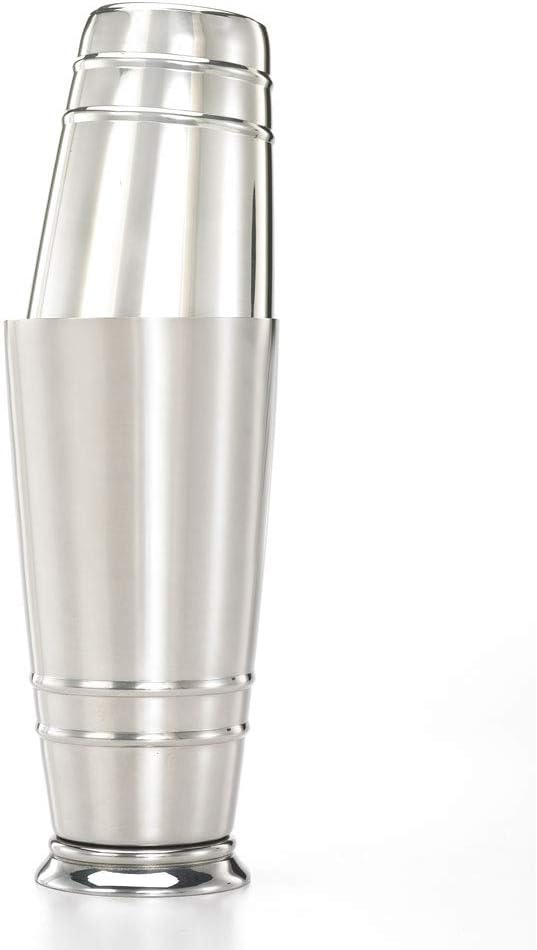 Barfly Cocktail Tin, Stainless Steel w/embossed ribs - Image 3