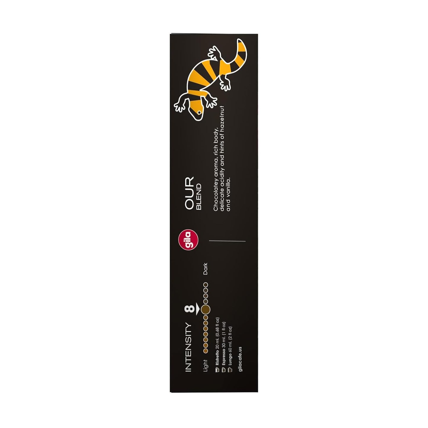 GILA Cafe Espresso Lungo aluminun coffee capsules compatible with Nespresso Original Machines Pack (6 pack x 10), 60 count