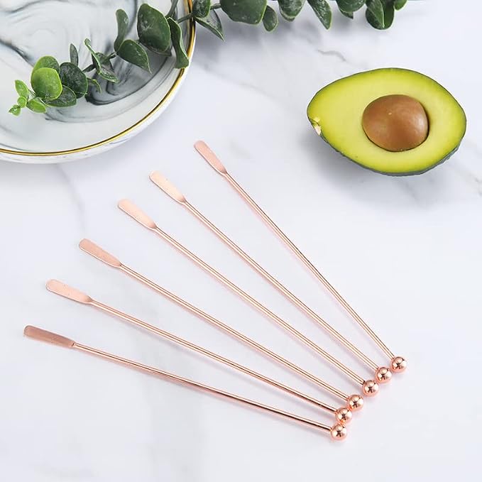 10 pcs Stainless Steel Coffee Beverage Stir Sticks Cocktail Stirrers Drink - Image 3