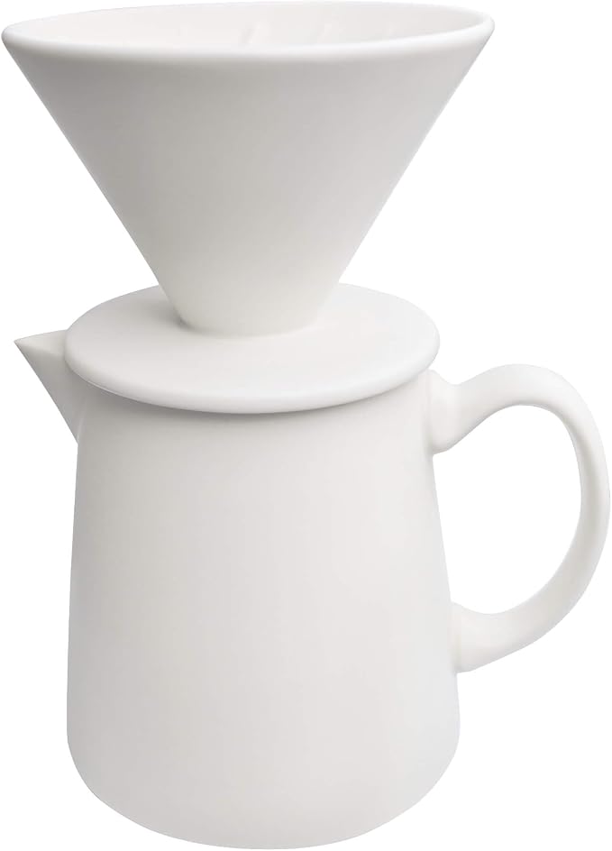 Ceramic Pour Over Coffee Maker Dripper by Unknown