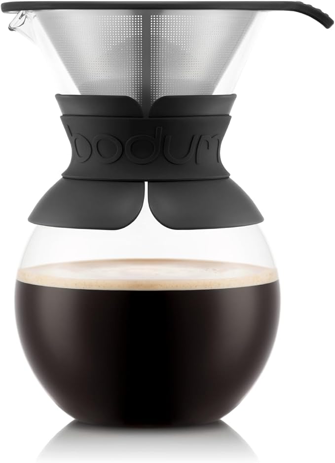 Bodum 34oz Pour Over Coffee Maker, High-Heat Borosilicate Glass by Bodum