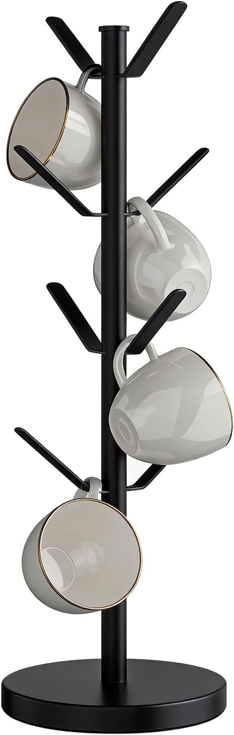 Stainless Steel Mug Holder Tree, Updated Thick Coffee Cup Holder Base, Coffee by HUILAIXIAN