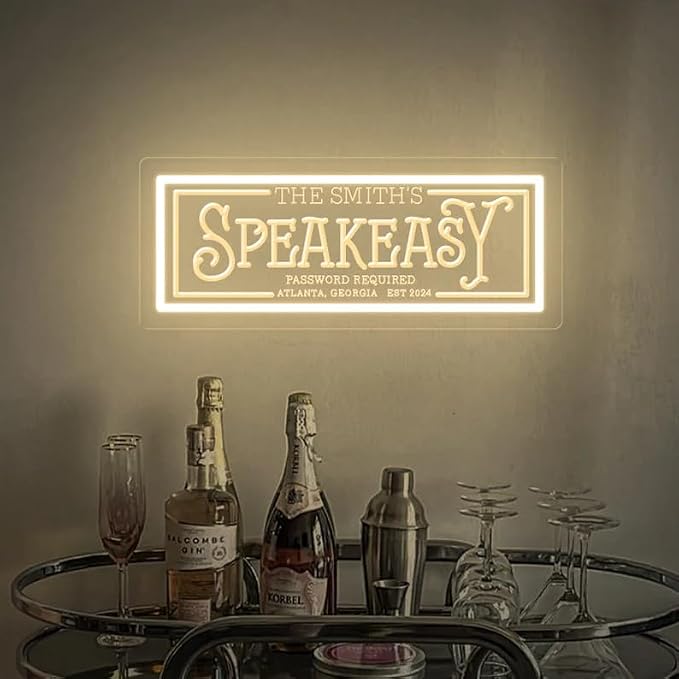 Custom Speakeasy Lounge Neon Sign Dimmable Home Bar LED Neon Light Personalized - Image 3