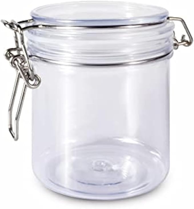 1 Pcs 500ml PET Plastic Storage Jars by Lokusel