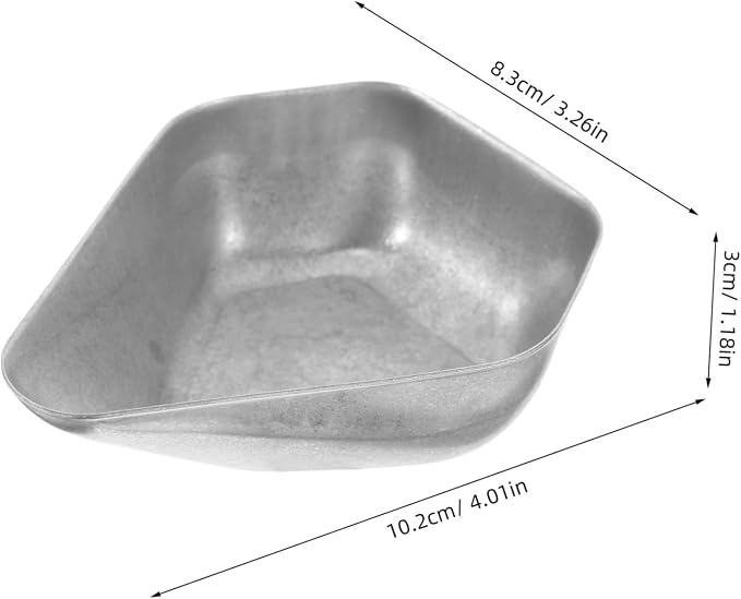 SOLUSTRE Stainless Bean Dosing Plate Compact Measuring Dish Cooling Function - Image 2