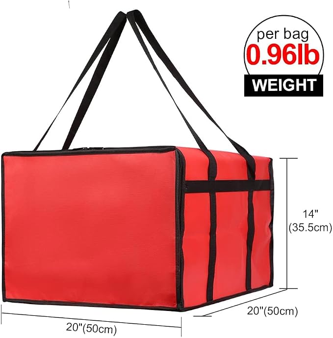 Bodaon Insulated Pizza Delivery Bag 20x20x14 - Image 2