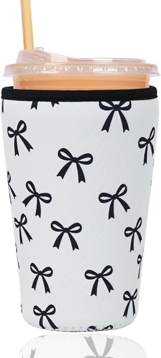 Reusable Insulated Sleeve for Iced Coffee Cup, Coffee Neoprene Sleeve for Cold by Unknown