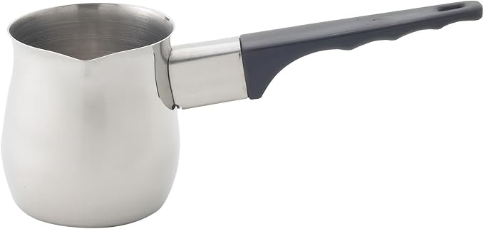 Fino Turkish Warmer Coffee Pot, Professional Quality 18/8 Stainless Steel by Fino