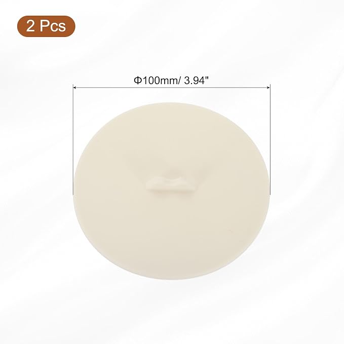 uxcell Silicone Cup Lids, Reusable Anti-Dust Tight Seal Silicone Mugs Cover - Image 2