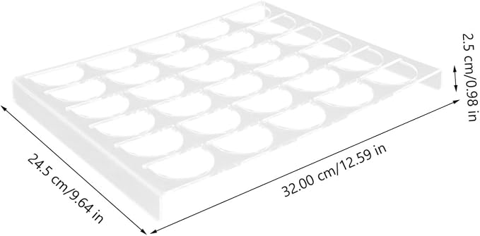 TEHAUX 30 Grid Capsule Organizer Rack Espresso Capsule Holder Kitchen Shop - Image 4