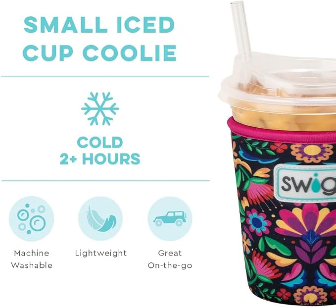 Swig Life Small Iced Cup Coolie, Standard 22oz Iced Coffee Cup Insulator Sleeve - Image 3