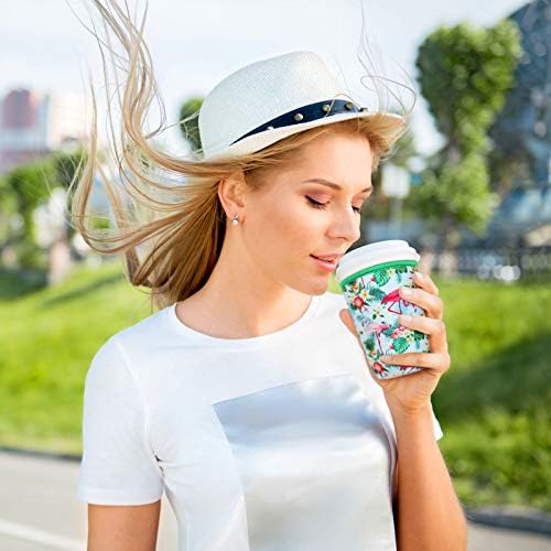 Patelai 4 Pieces Reusable Iced Coffee Sleeve Cup Insulator - Image 7