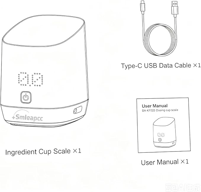 Digital Coffee Dosing Cup with LED Display, 0.1g High Precision Espresso Scale - Image 8