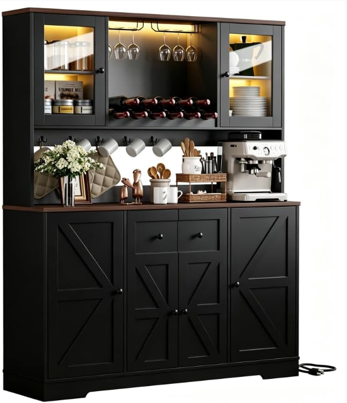 VVFLU 68" Tall Kitchen Pantry Storage Cabinet by VVFLU