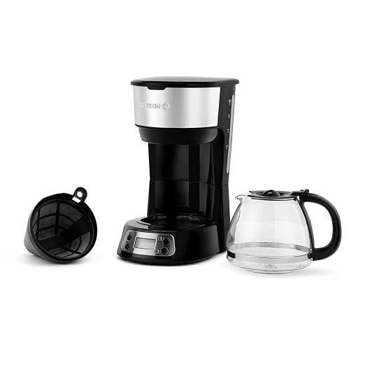 Holstein Housewares 5-Cup Programmable Coffee Maker, 25oz Drip Coffee Machine - Image 10
