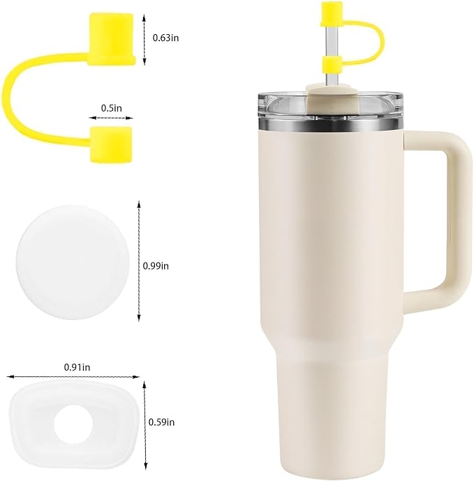 MOLOSLEEVE 21 Colors Straw Toppers Include A Set of Leak-proof Plugs, - Image 3