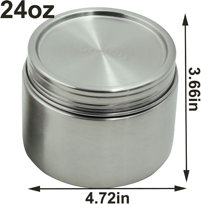CoaGu 24oz Coffee Container: BPA-Free, Dishwasher Safe, Airtight 18/8 Stainless - Image 3
