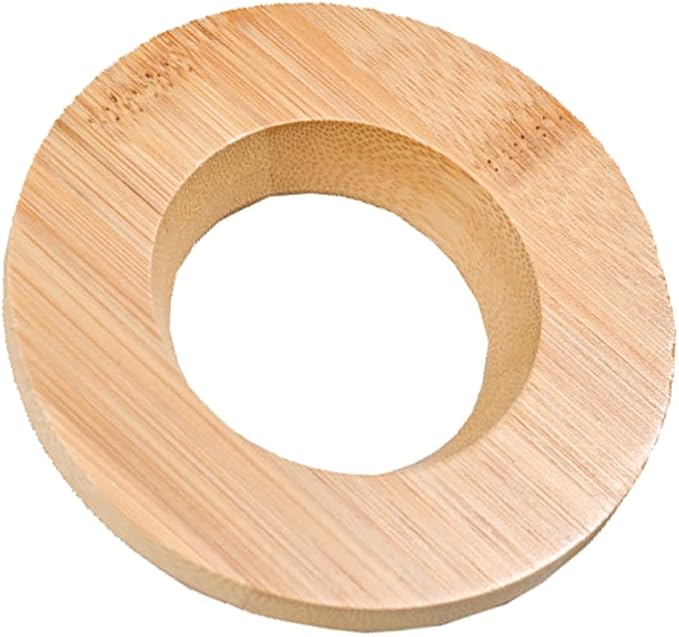 1 Piece Funnel Cup Holder Bamboo Coffee Dripper Stand Holder Coffee Filter by lasenersm