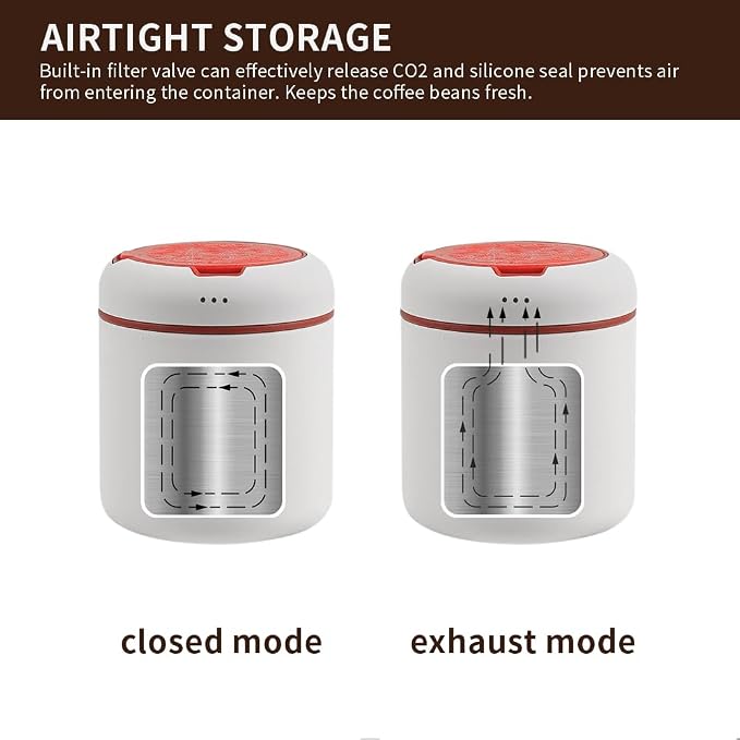 watchget Portable Mini Airtight Coffee Canister - Image 4