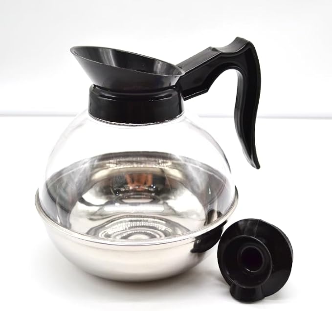 1 Pack Commercial Coffee Decanter 64oz 1.8L 12 Cup, Polycarbonate Plastic Body - Image 6