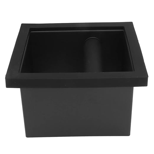 Coffee Ground Knock Box with Built in Waste Chute, Stainless Steel Container by Greensen